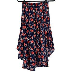 Hollister Tropical Hawaiian Floral Skirt XS